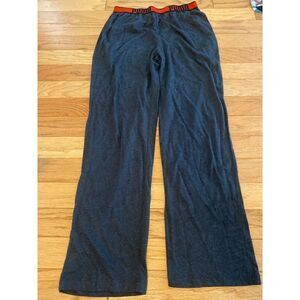 Puma, women's grey causal cotton blend thin sweatpants size medium